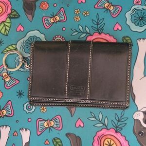 Coach Keychain Wallet & Card Holder VINTAGE Y2K 2000s Collectble Leather